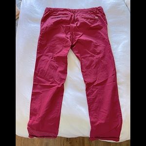 Scotch and Soda Red Chinos.